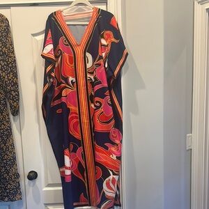 Vibrant Multicolor Kaftan Dress